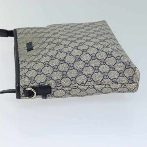 GUCCI GG Supreme Shoulder Bag PVC Outlet Navy 388924 Auth 73108 - Picture 4 of 16